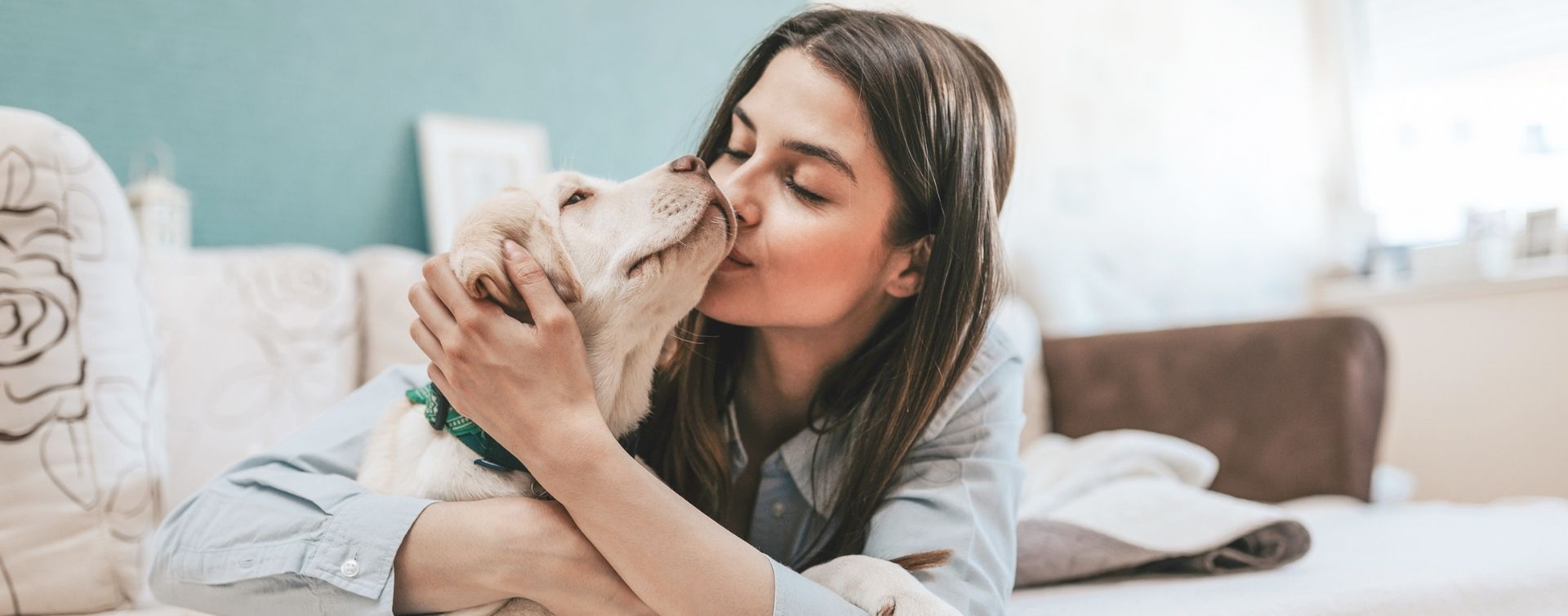 Woman with dog