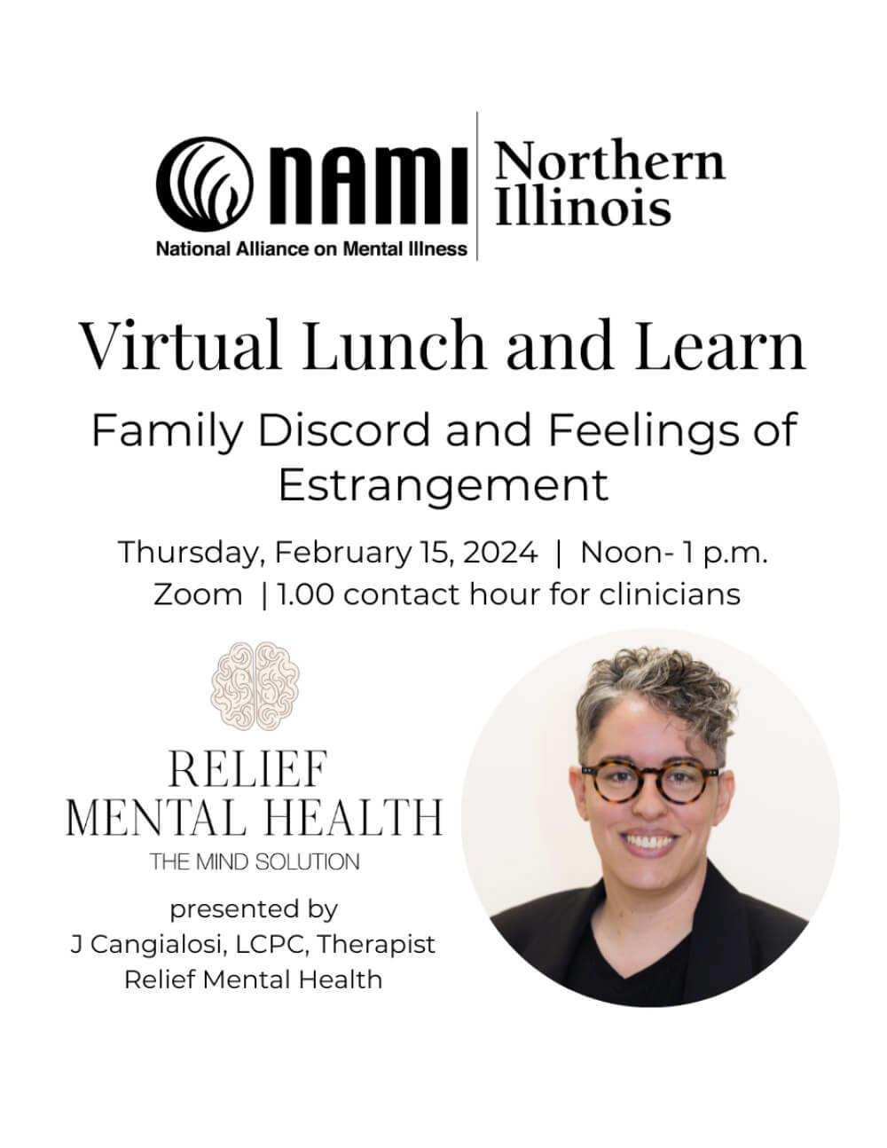Virtual Lunch and Learn: Family of Discord and Feelings of Estrangement (Webinar)