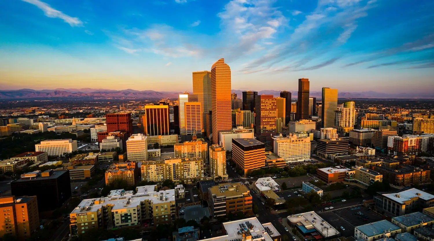 Colorado city skyline