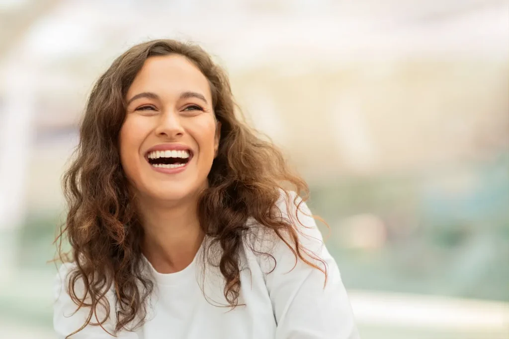 Young happy woman